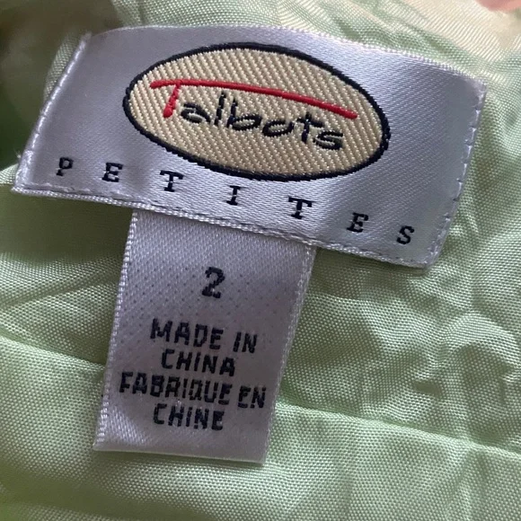 Talbots Light Green Mini Dress - Picture 6 of 7